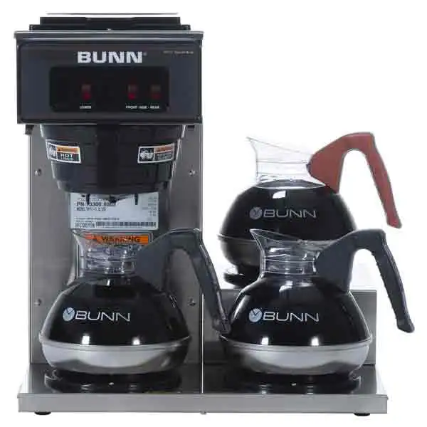 BUNN VP17-3, 12-Cup Low Profile Pourover Commercial Coffee Maker
