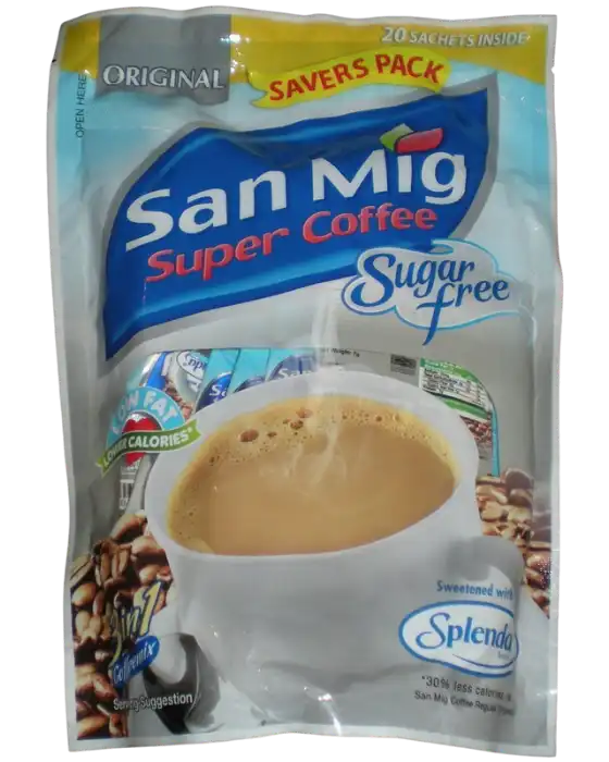 san mig coffee sugar free option