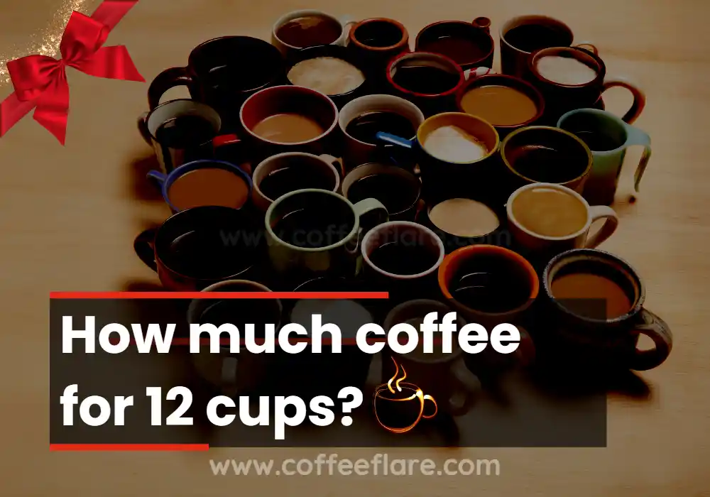 How much coffee for 12 cups